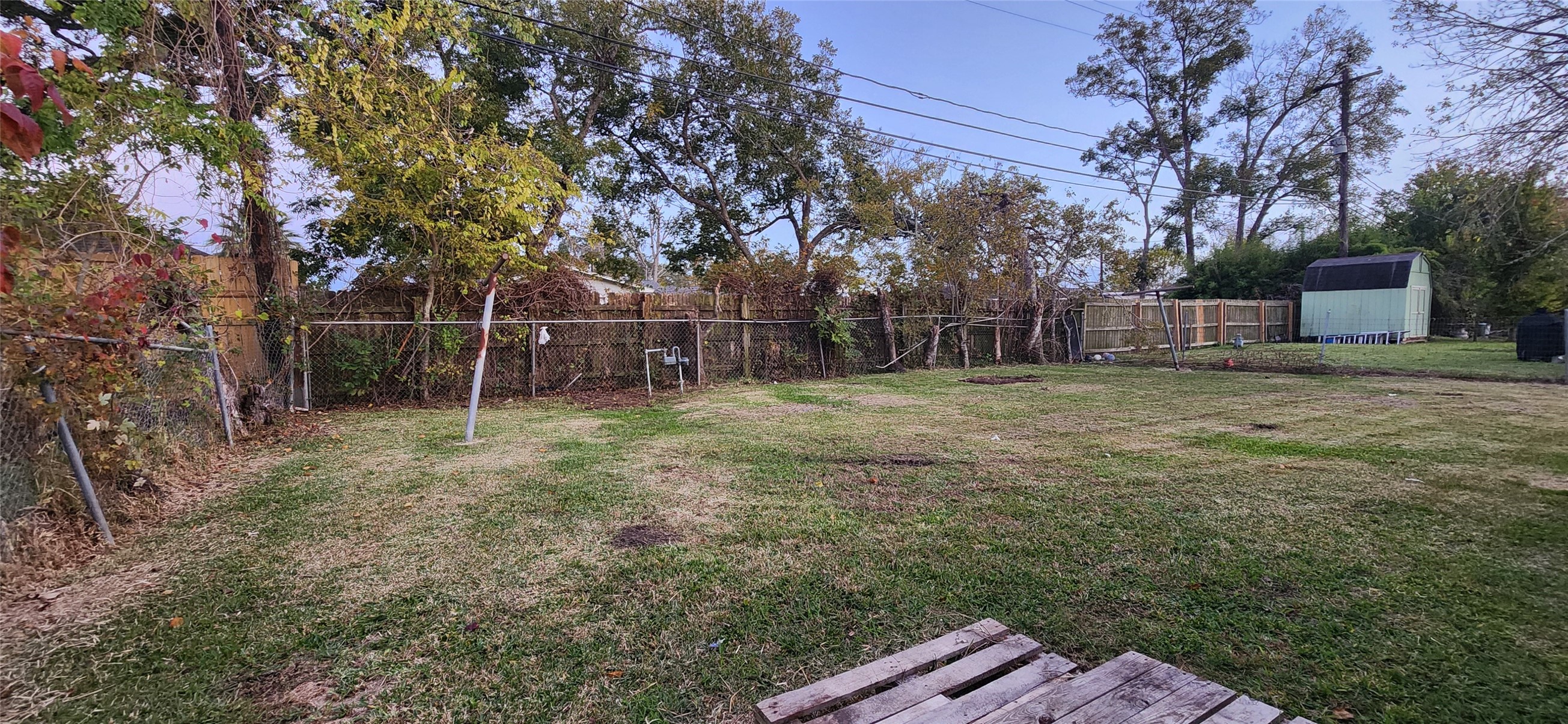 128 Huisache Street Lake Jackson, TX 77566 - Photo 23 of 23 a backyard of a house with lots of green space