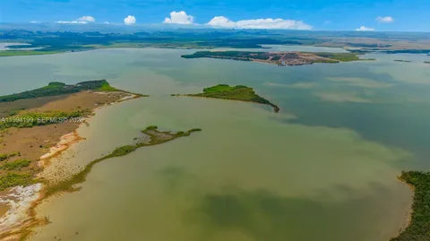 a view of an ocean and beach