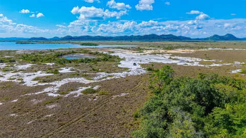 a view of an ocean from a beach