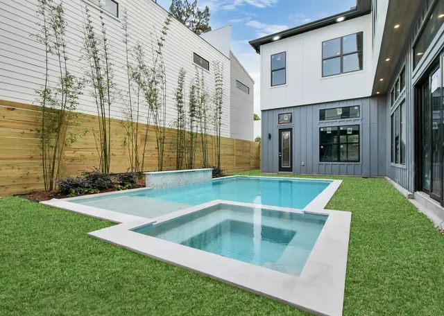 a view of a house with pool