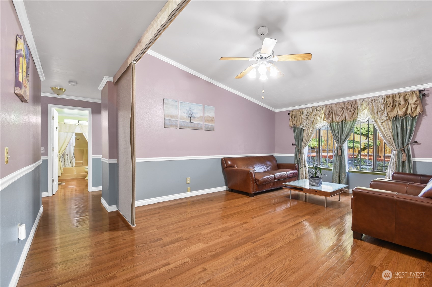 31108 11th Place Southwest Federal Way, WA 98023 - Photo 2 of 22 a living room with furniture and a large window
