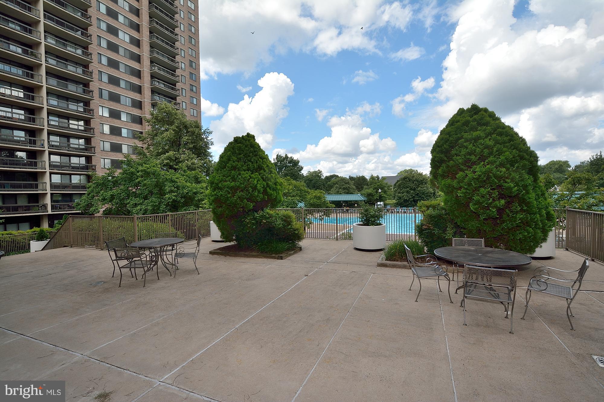5501 Seminary Road, Unit 1710S Falls Church, VA 22041 - Photo 24 of 28 Pool patio off lobby
