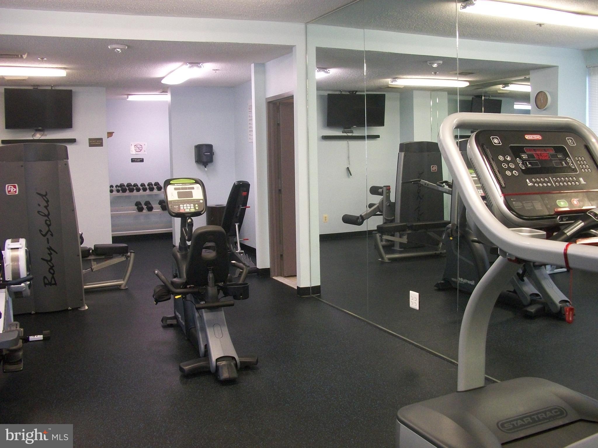 5501 Seminary Road, Unit 1710S Falls Church, VA 22041 - Photo 27 of 28 Exercise room on lower level