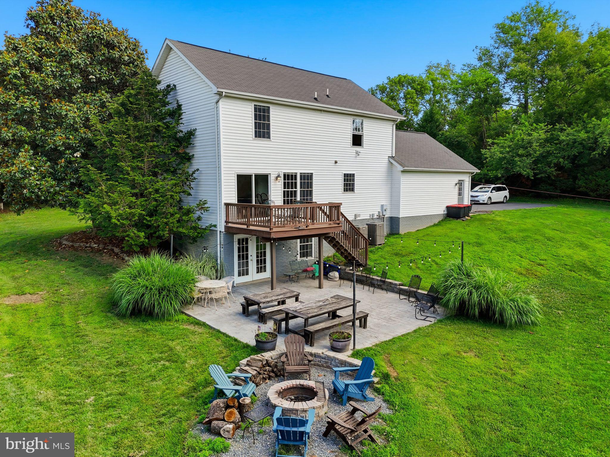 18198 Springs Road Jeffersonton, VA 22724 - Photo 58 of 80 Firepit, Patio and deck