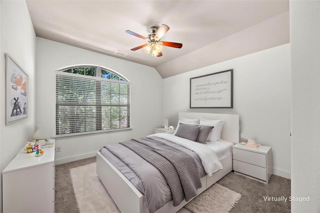 4696 Cecile Road Plano, TX 75024 - Photo 22 of 31 Secondary Bedroom 1 Virtually Staged