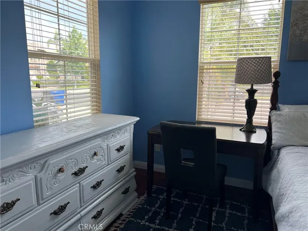 a view of cabinets with window