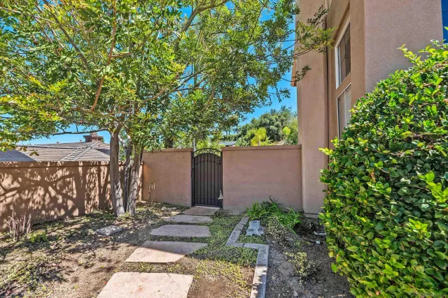 a view of swimming pool from a balcony