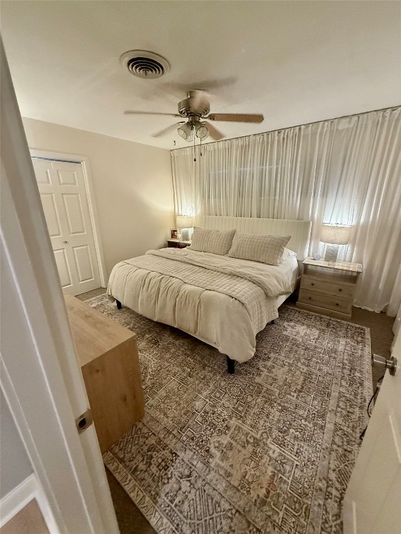 2414 South 5th Street, Unit A Austin, TX 78704 - Photo 6 of 18 a bedroom with a bed and a rug