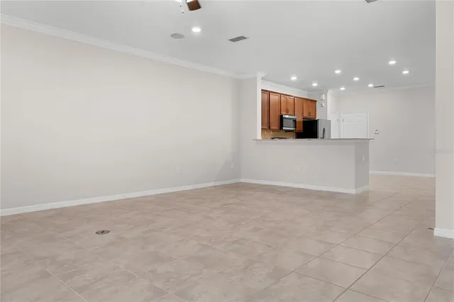 a view of an empty room