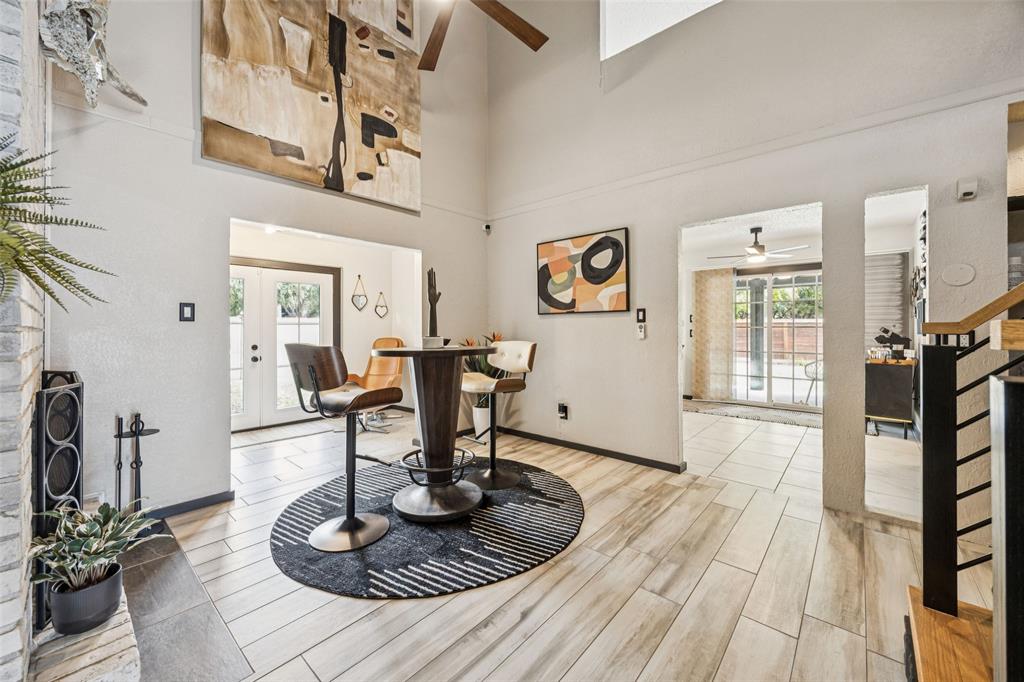3601 Colosseum Way Grand Prairie, TX 75052 - Photo 7 of 28 a living room with furniture and wooden floor