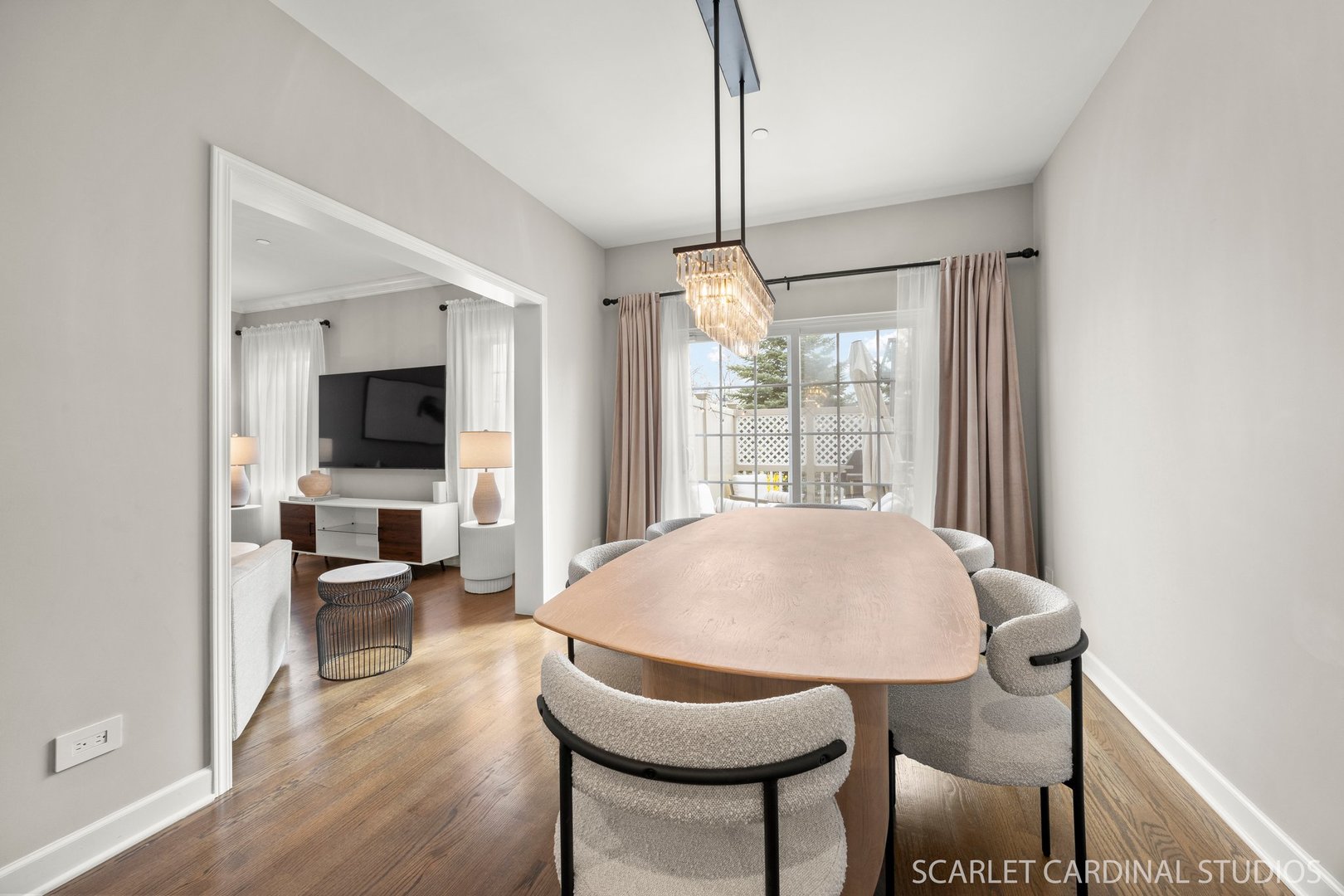 14253 Lacey Drive Lemont, IL 60439 - Photo 6 of 24 a view of a dining room with furniture window and wooden floor