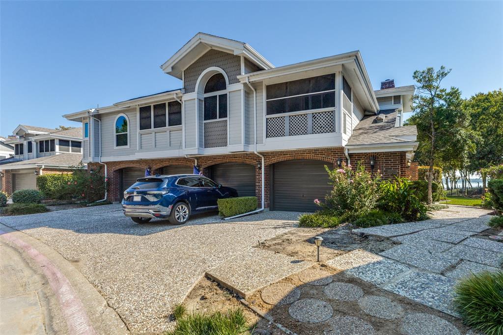 a car parked in front of a house