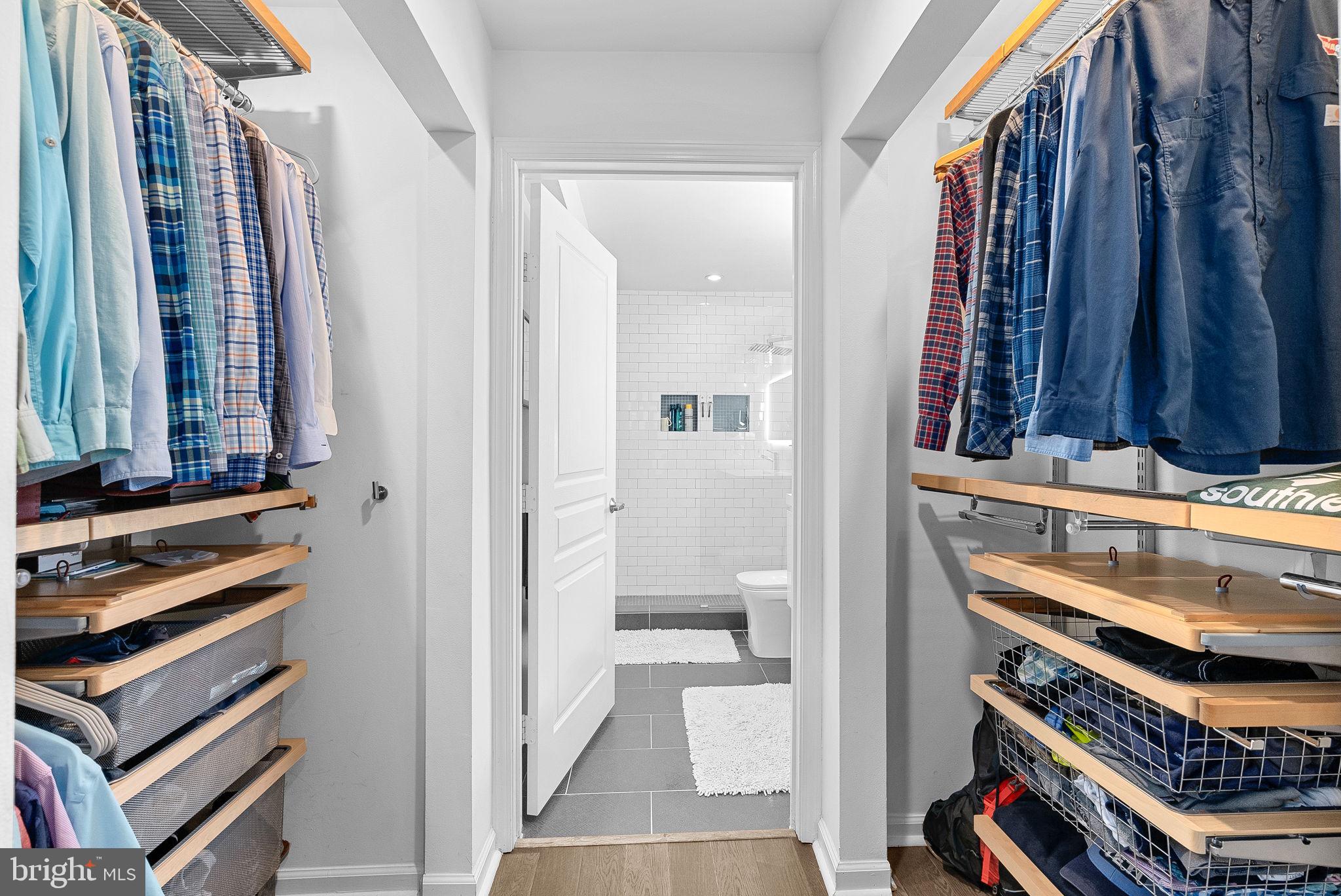 12000 Market Street, Unit 428 Reston, VA 20190 - Photo 27 of 105 Main bedroom Custom Elfa closet system!