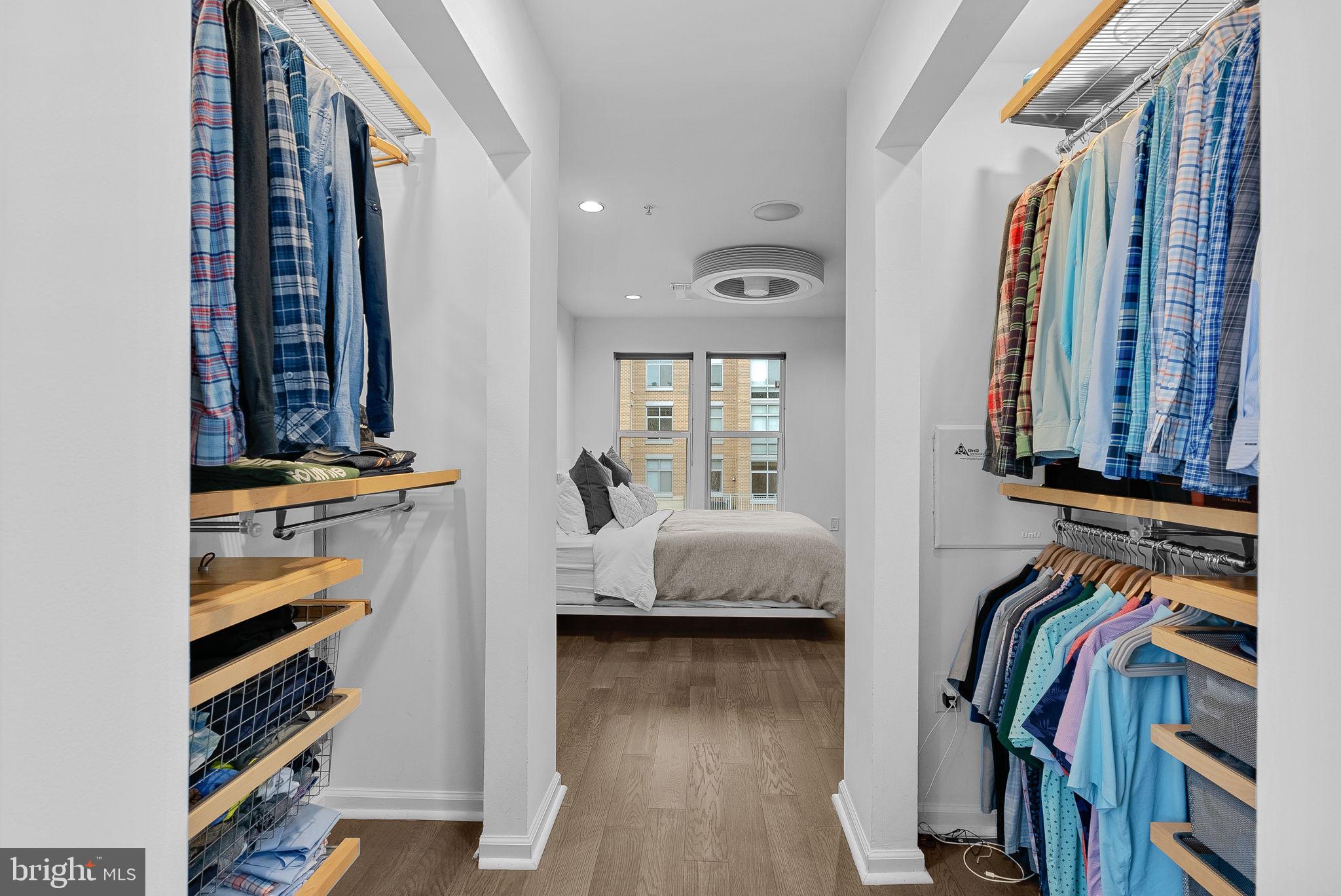 12000 Market Street, Unit 428 Reston, VA 20190 - Photo 28 of 105 Main bedroom Custom Elfa closet system!