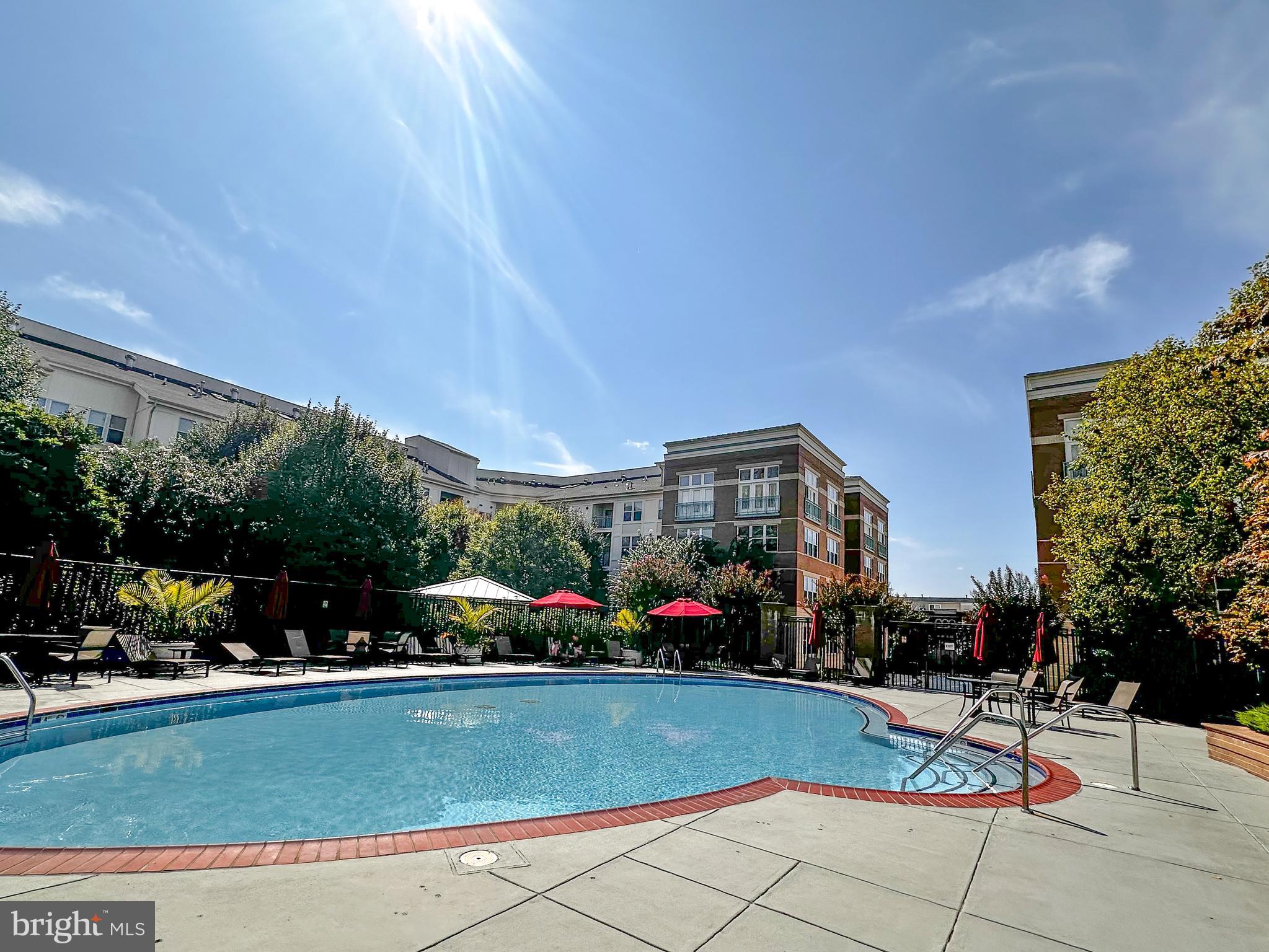 12000 Market Street, Unit 428 Reston, VA 20190 - Photo 42 of 105 Fenced in Pool area