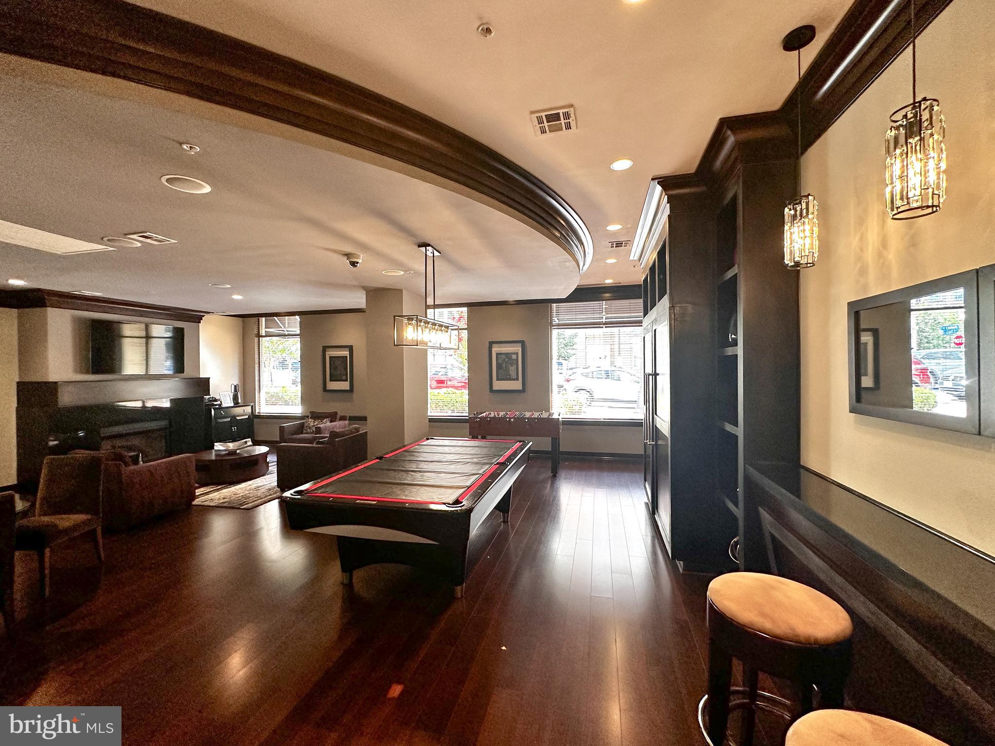 12000 Market Street, Unit 428 Reston, VA 20190 - Photo 49 of 105 In building Game Room with Pool Table