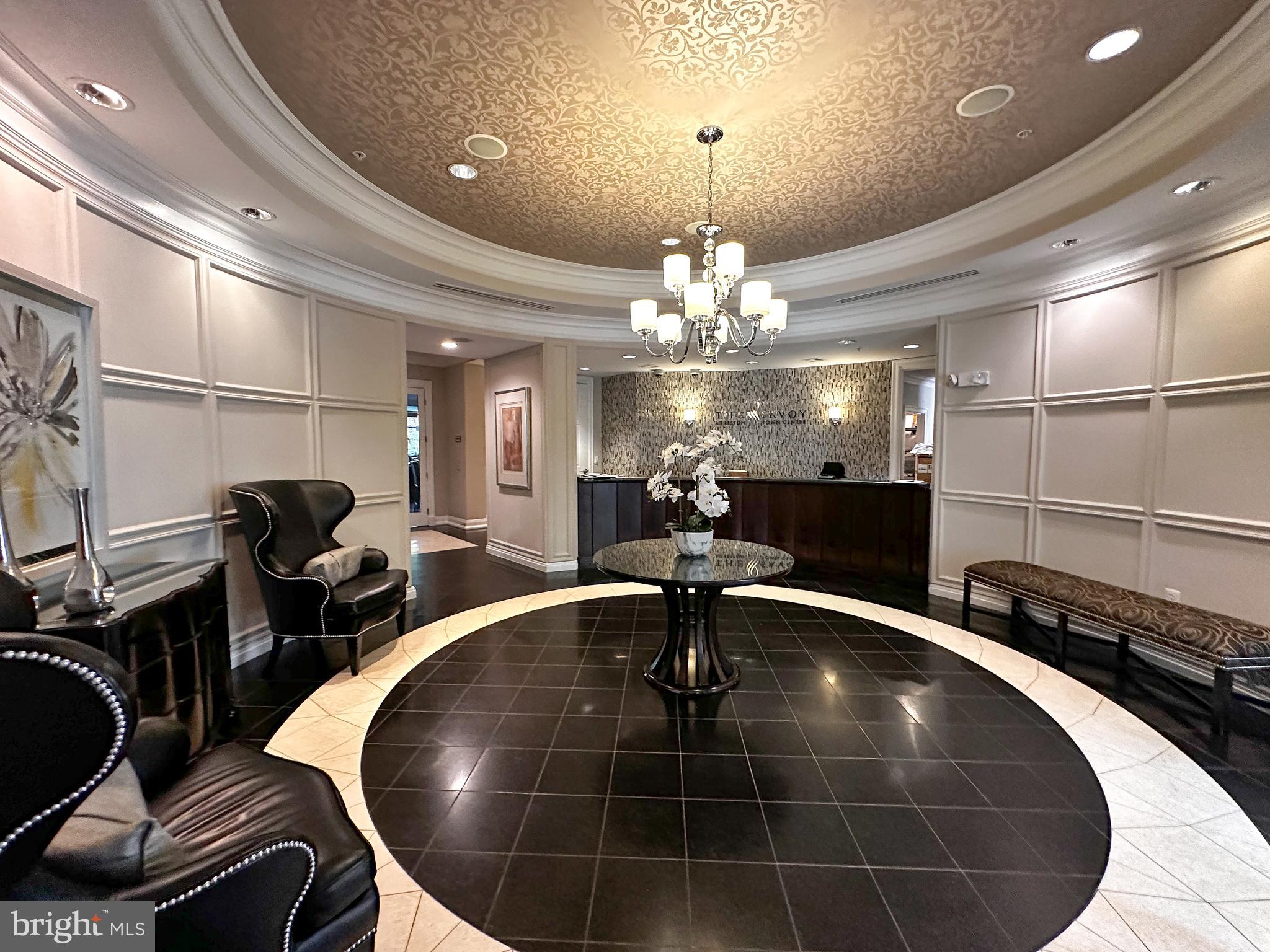12000 Market Street, Unit 428 Reston, VA 20190 - Photo 67 of 105 Elegant Savoy Lobby