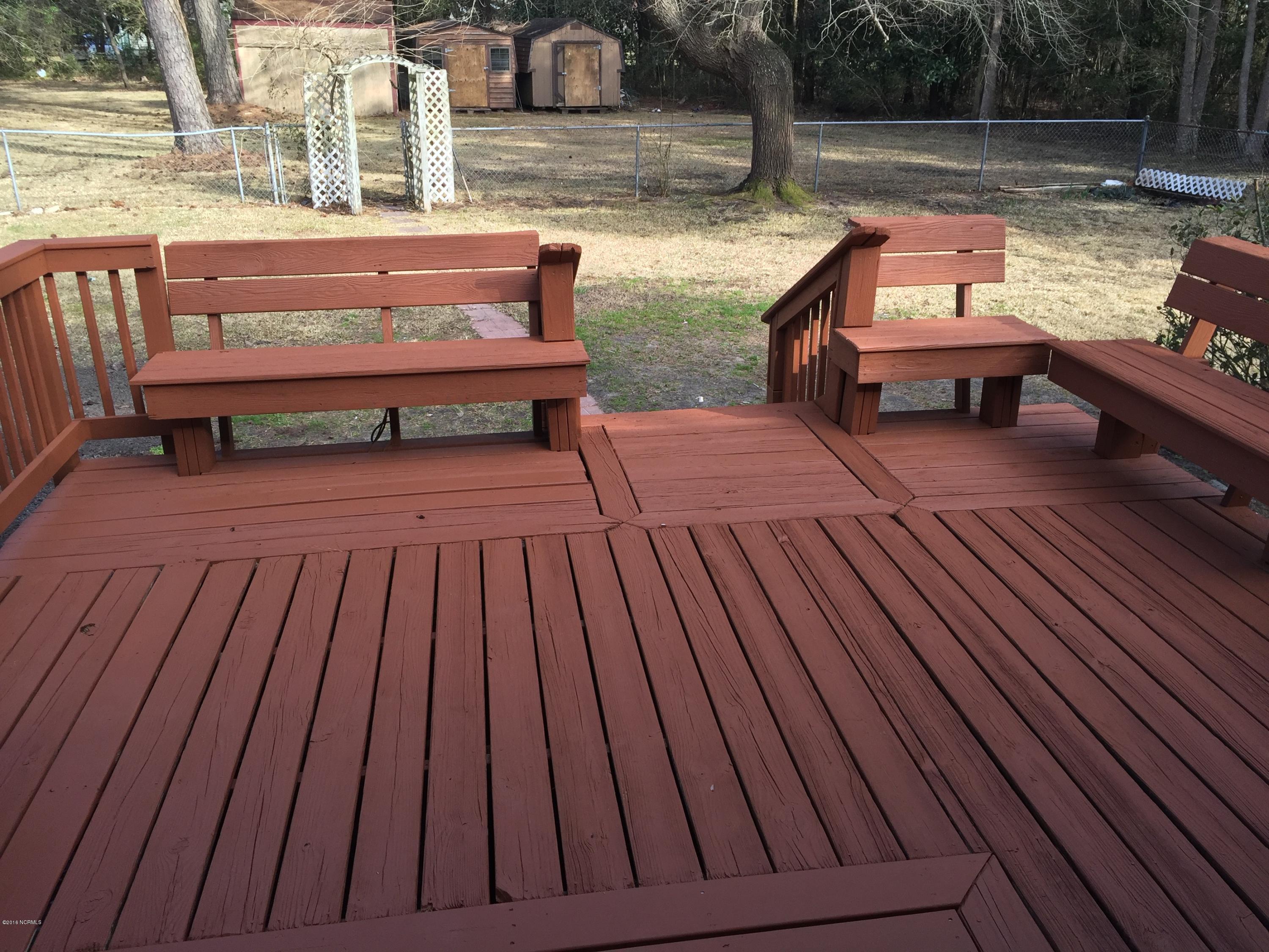 5629 Myrtle Grove Road Wilmington, NC 28409 - Photo 15 of 16 Large Deck