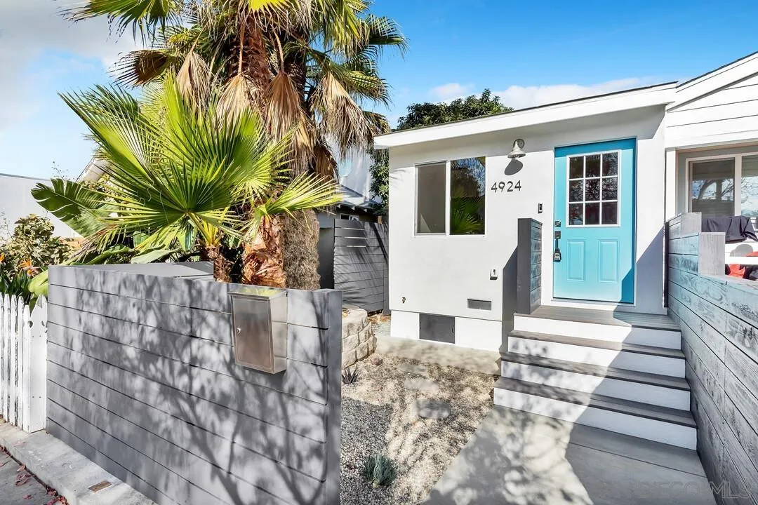 4922 Muir Avenue San Diego, CA 92107 - Photo 36 of 56 a view of a house with a small yard