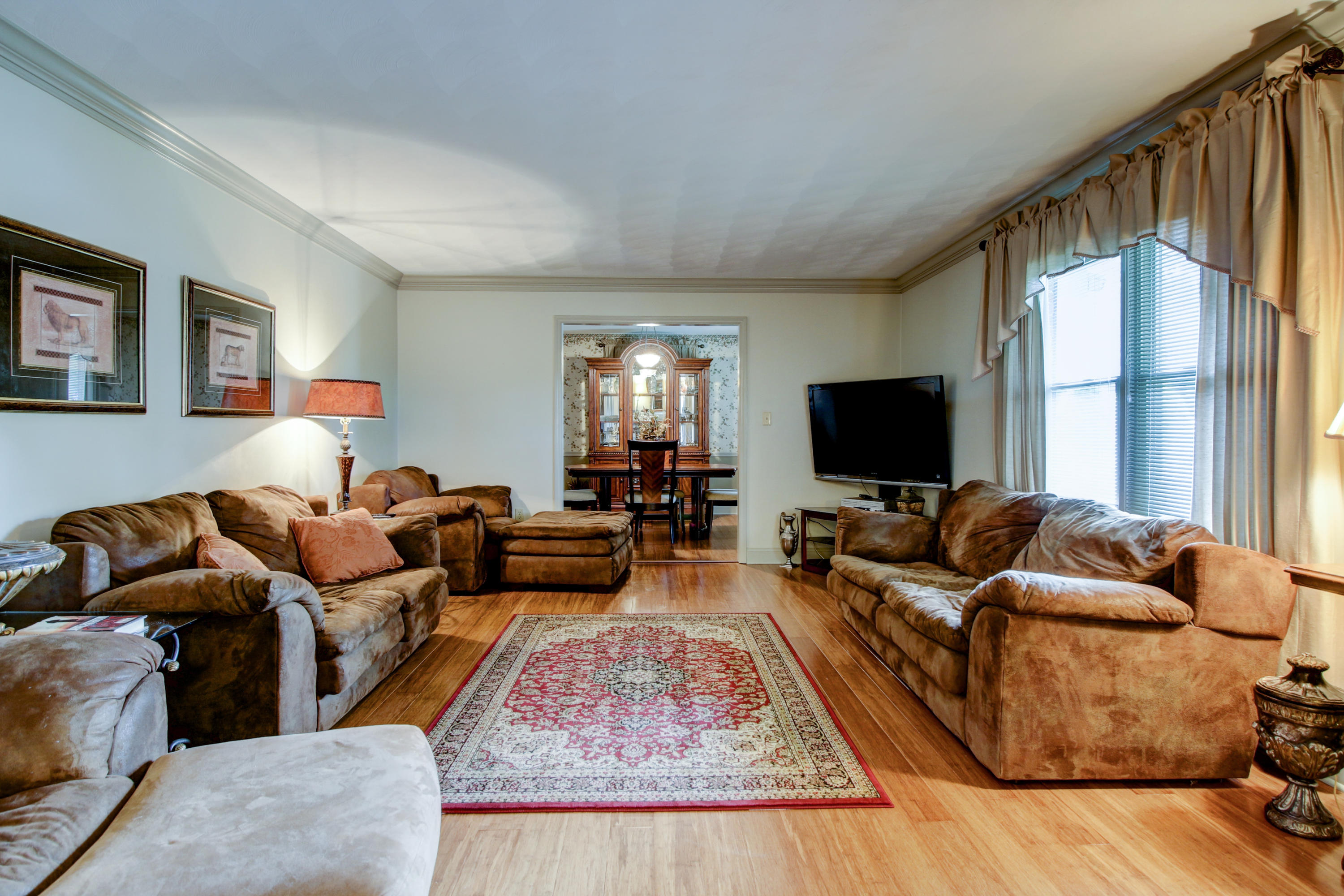 67 Walnut Drive Blue Ridge, VA 24064 - Photo 5 of 57 a living room with furniture or couch and a flat screen tv