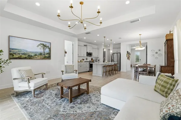 a bathroom with a double vanity sink and mirror