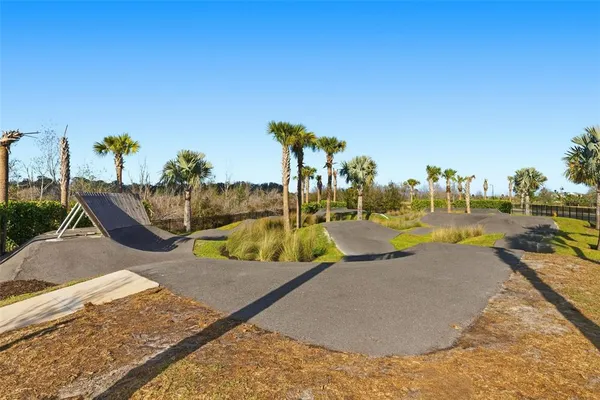 a view of a city with an ocean view