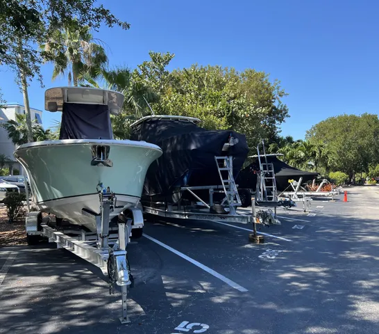 a view of street with wooden stairs