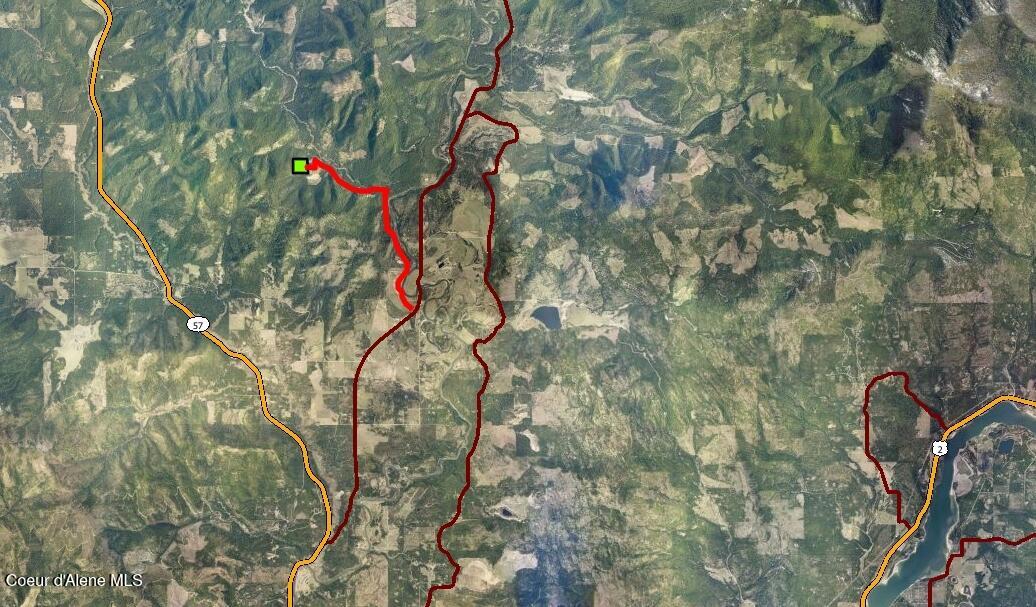 127 Coyote Trail Priest River, ID 83856 - Photo 4 of 29 Aerial zoomed way out