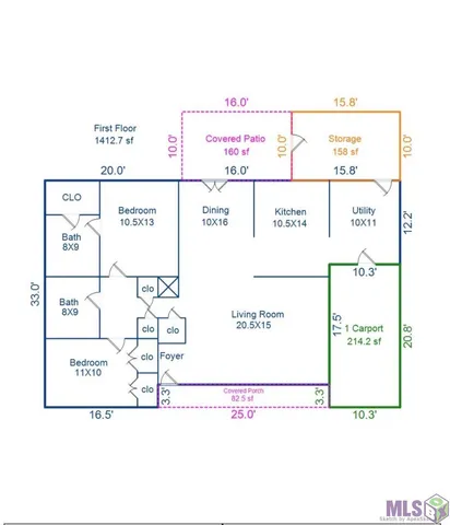 $139,000 | 209 Emerald Drive, Thibodaux, LA 70301