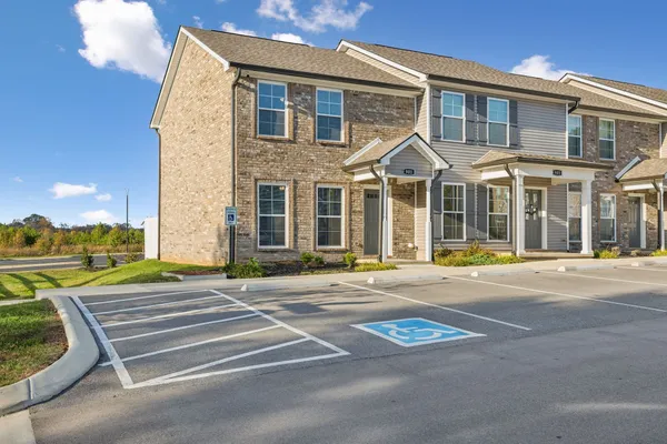 a view of a house with a patio