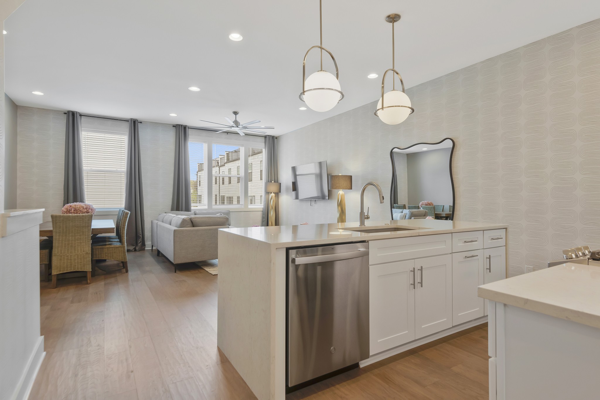 2176 Carson Street, Unit 3 Nashville, TN 37211 - Photo 12 of 44 a very nice looking room with kitchen island a large island in the center