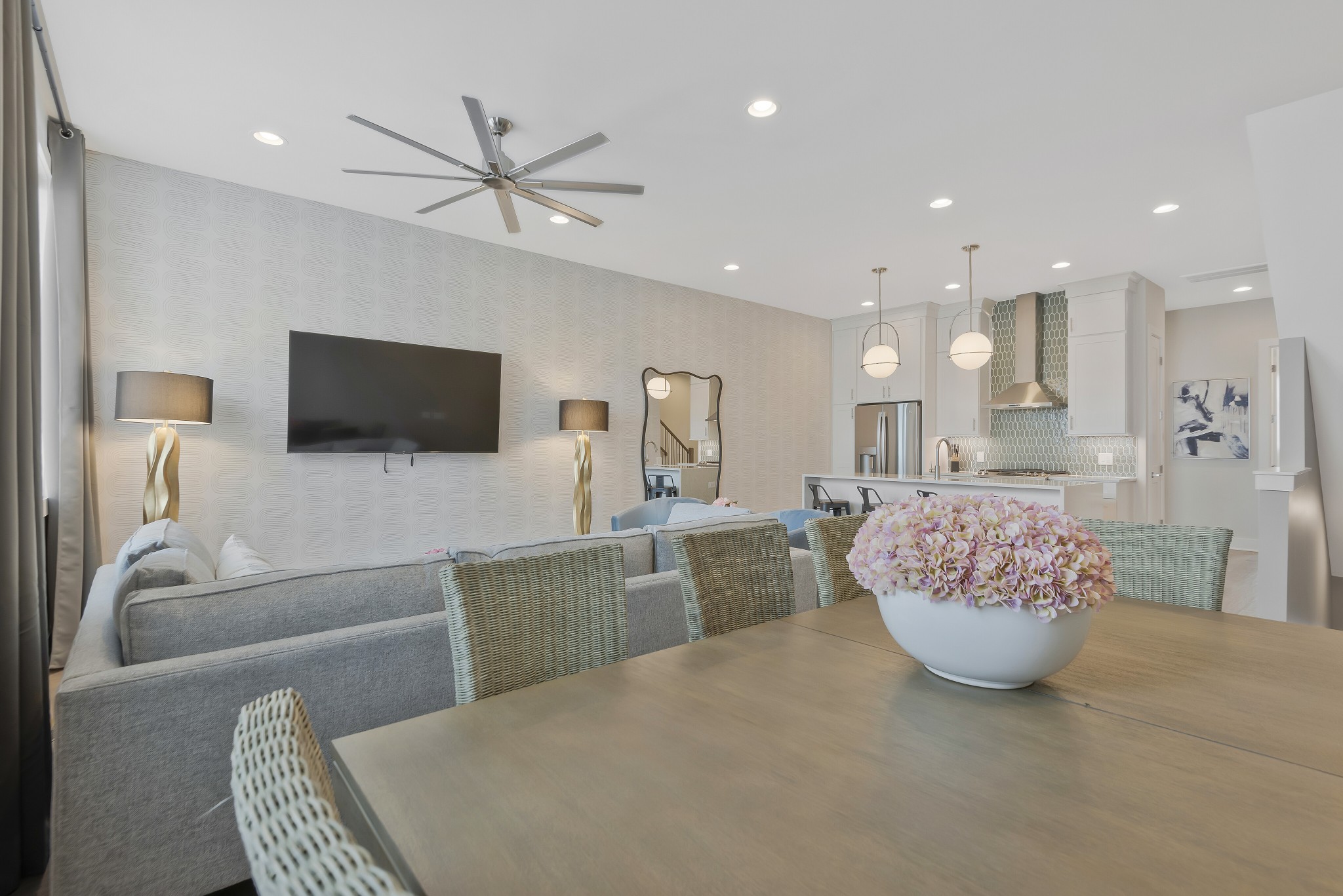 2176 Carson Street, Unit 3 Nashville, TN 37211 - Photo 6 of 44 a living room with furniture and a flat screen tv
