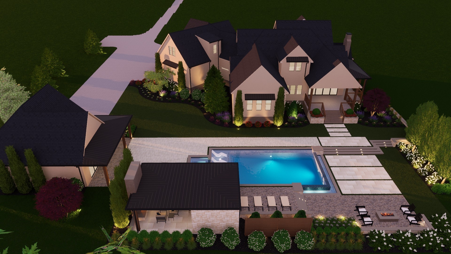 5131 Florence Road Murfreesboro, TN 37129 - Photo 44 of 44 Hardscape renderings. Many more photos and videos available by request.