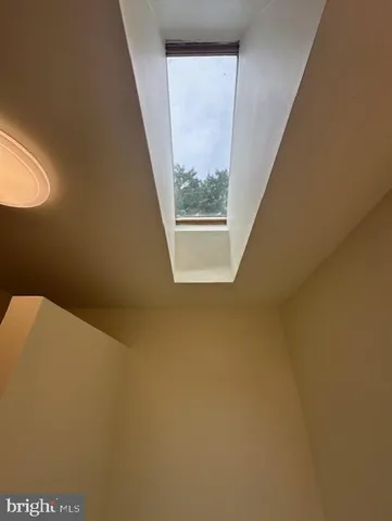 a view of a small space with window