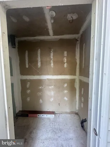 a view of wooden door