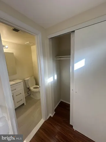 a view of a bathtub in a room