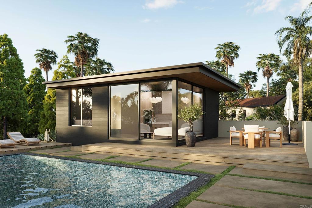 1139-41 Saxony Road Encinitas, CA 92024 - Photo 2 of 3 a view of a house with backyard and sitting area