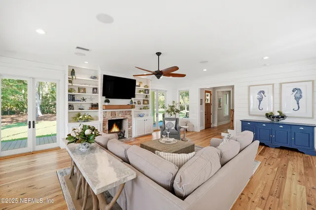 a view of closet area with empty racks