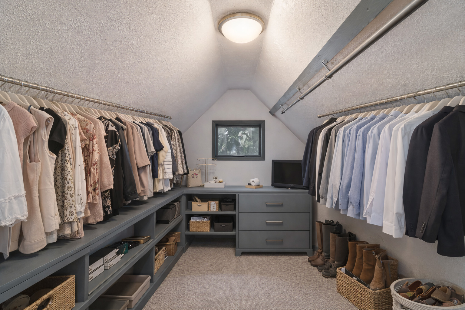 207 Field Street Secor, IL 61771 - Photo 18 of 30 a view of walk in closet with clothes and shoes