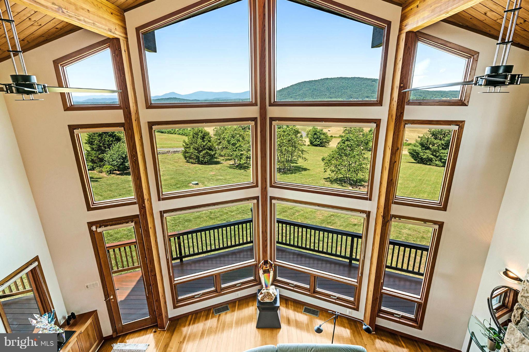 10306 Ada Road Marshall, VA 20115 - Photo 16 of 30 Loft View of Big Cobbler Mountain and Blue Ridge