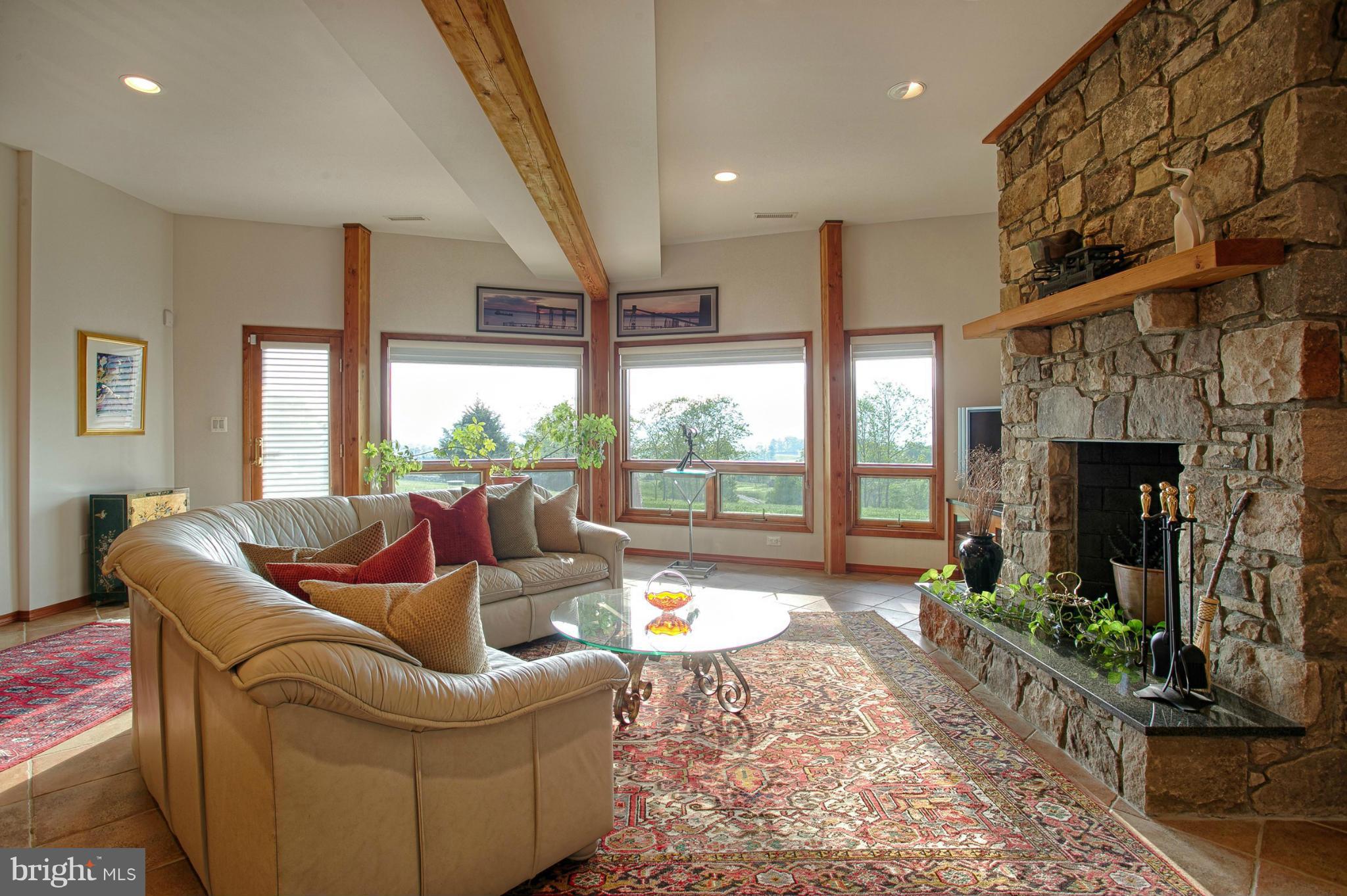 10306 Ada Road Marshall, VA 20115 - Photo 20 of 30 Lower-Level Family Room with Rumford Fireplace