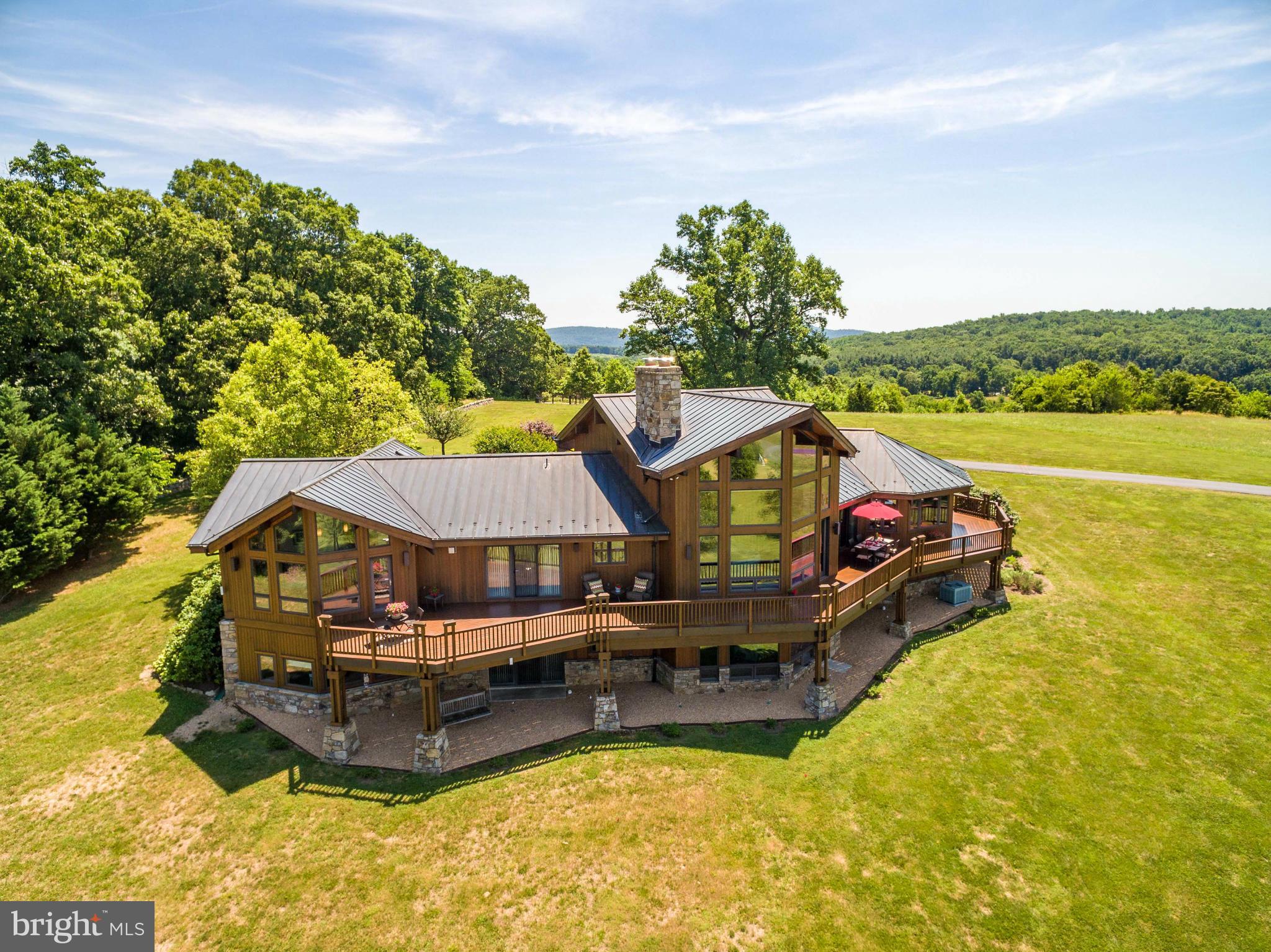 10306 Ada Road Marshall, VA 20115 - Photo 29 of 30 Aerial view with stunning views from every room