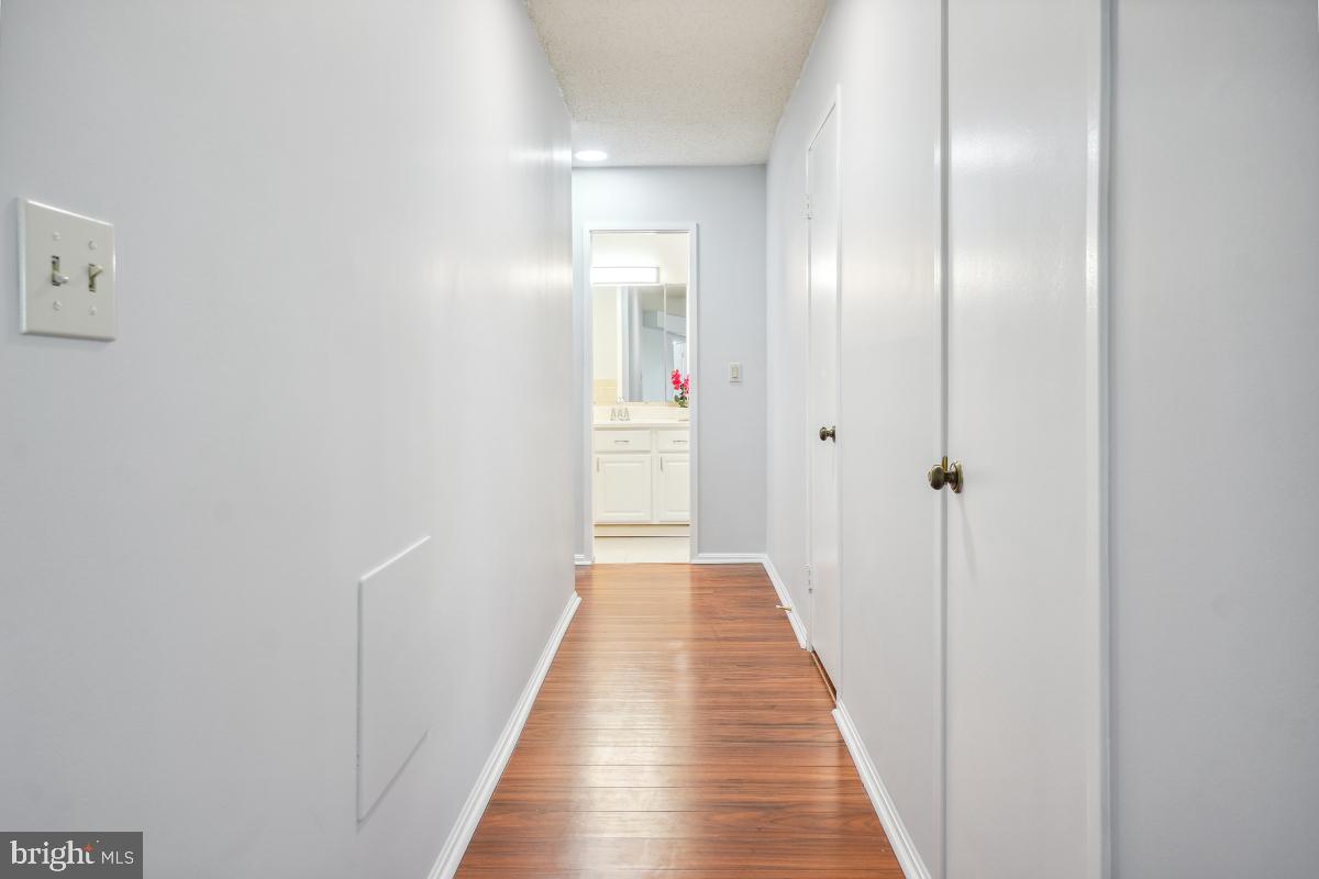 5903 Mt Eagle Drive, Unit 314 Alexandria, VA 22303 - Photo 27 of 44 a view of a hallway with wooden floor