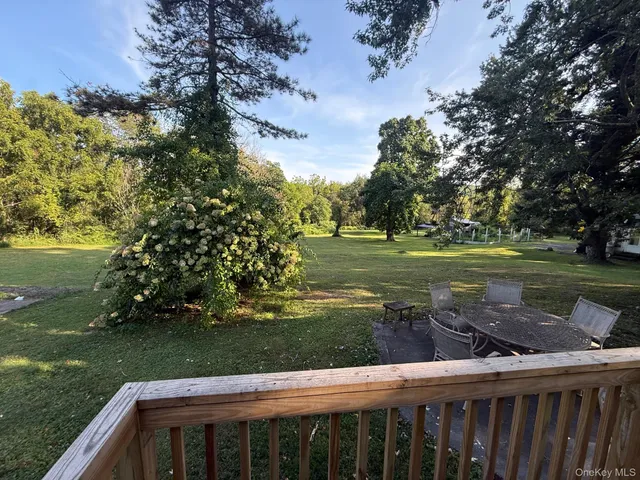 a view of a lake from a outdoor space