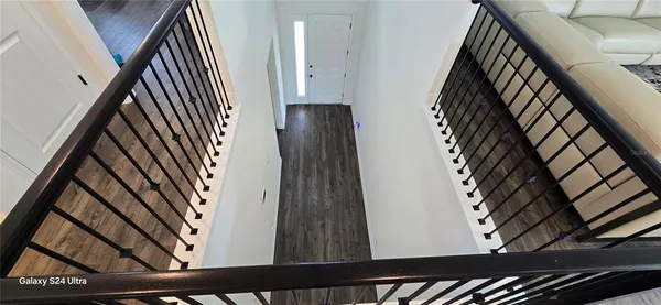 a view of wooden floor