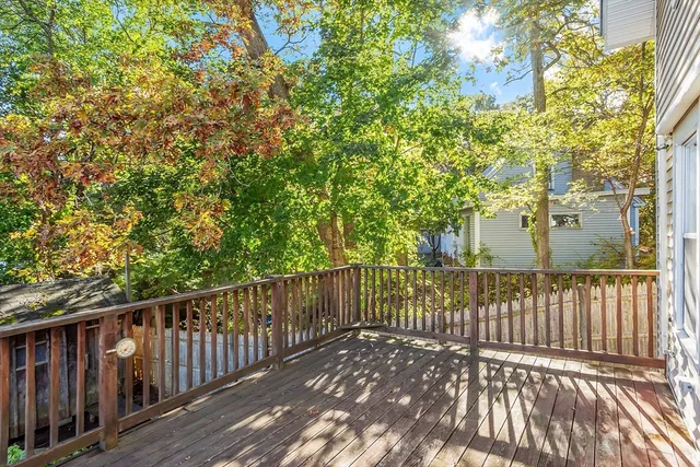 a view of a two chairs in the porch