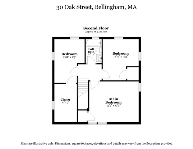 $399,900 | 30 Oak Street, Bellingham, MA 02019