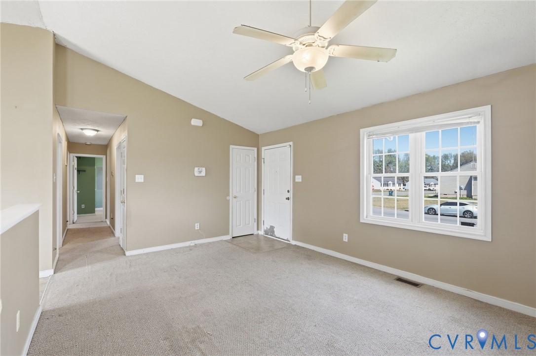 4600 Blackberry Patch Road Henrico, VA 23231 - Photo 15 of 26 Unfurnished room with ceiling fan, light carpet, a