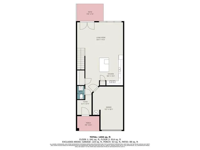 a picture of a bench in front of a door