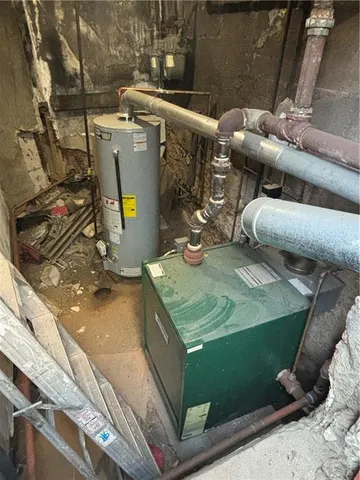 a utility room with washer and dryer